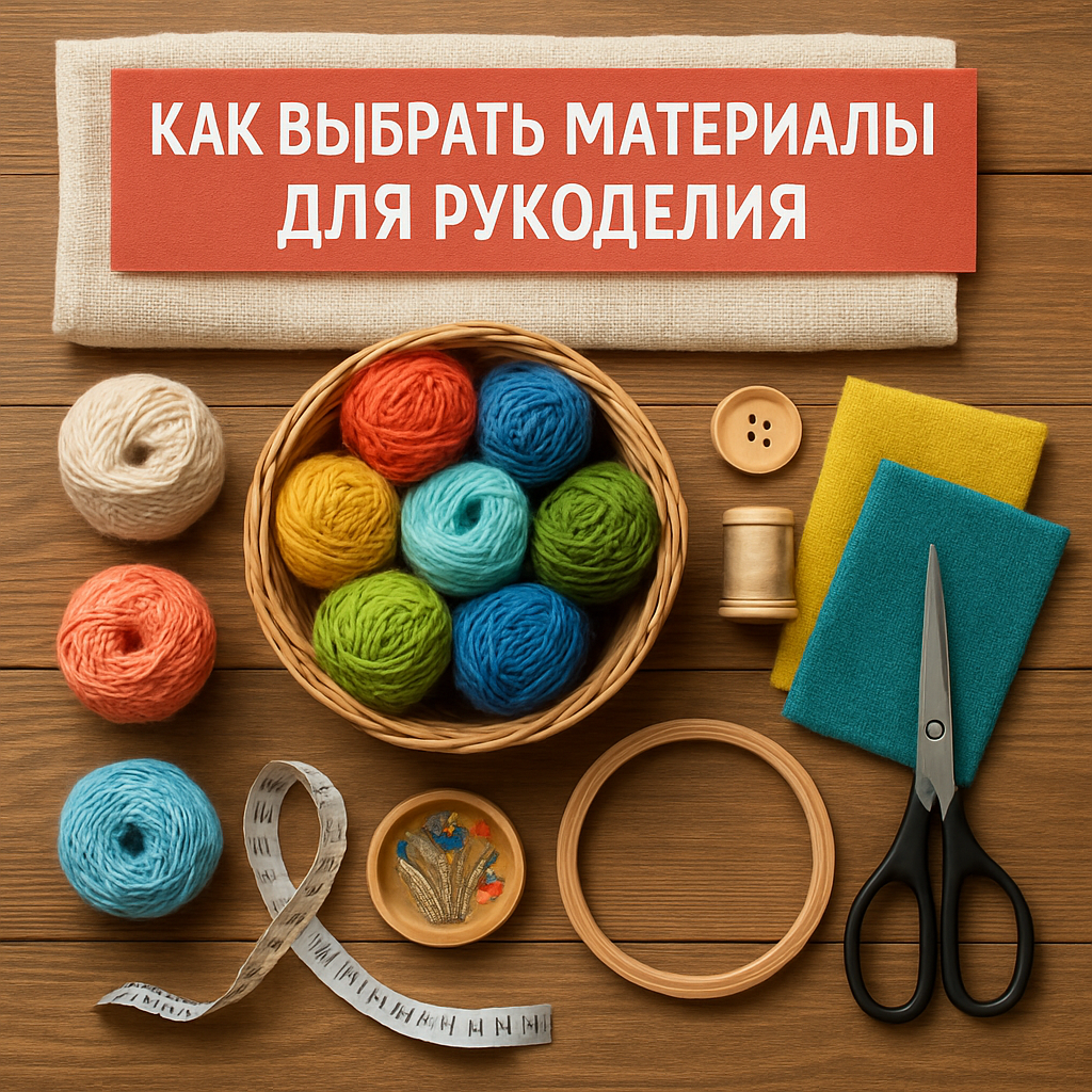 Как выбрать материалы для рукоделия